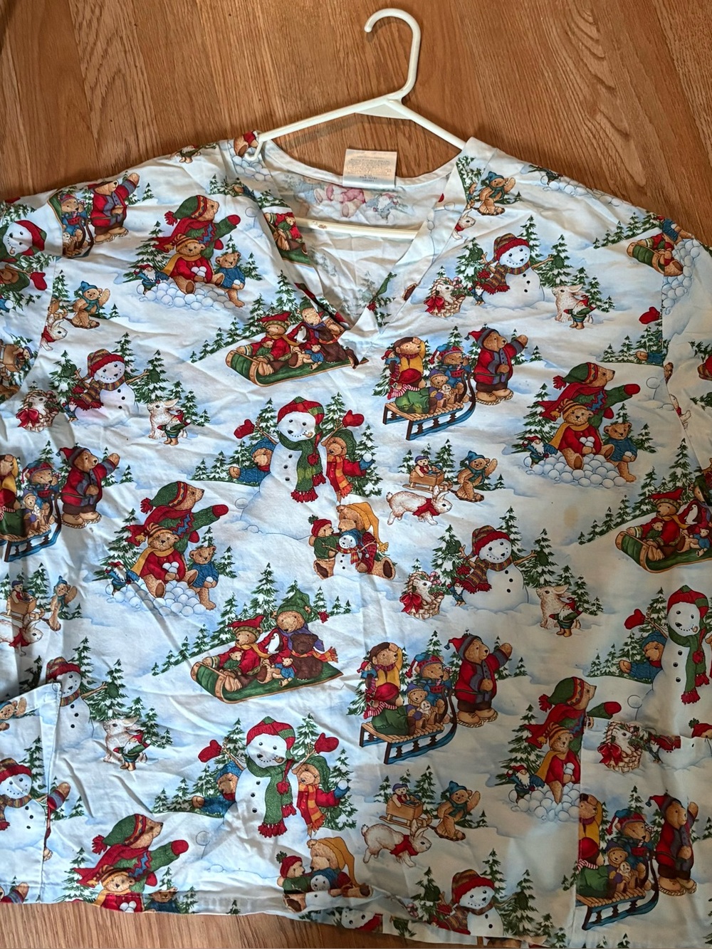 Holiday scrub